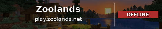 Zoolands Minecraft server banner