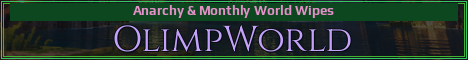 OlimpWorld Minecraft server banner