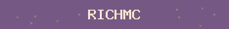RichMC Minecraft server banner