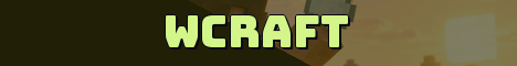 WCRAFT Minecraft server banner