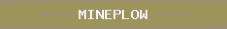 Mineplow Network Minecraft server banner