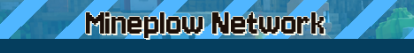 Mineplow Network Minecraft server banner