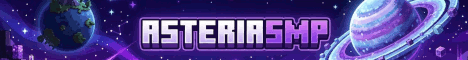 AsteriaSMP Minecraft server banner