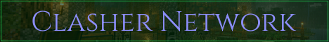 Clasher Network Minecraft server banner
