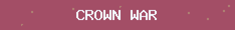Crown War Minecraft server banner