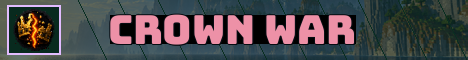Crown War Minecraft server banner
