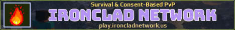 Ironclad Network Minecraft server banner