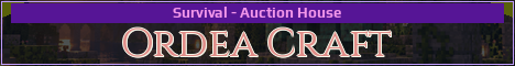 Ordea Craft Minecraft server banner