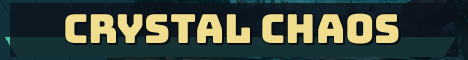 Crystal Chaos Minecraft server banner