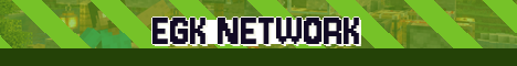 EGK NETWORK Minecraft server banner