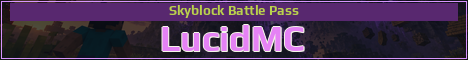 LucidMC Minecraft server banner