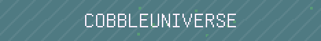 CobbleUniverse Minecraft server banner