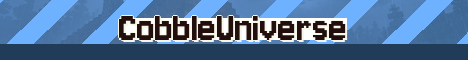 CobbleUniverse Minecraft server banner