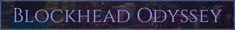 Blockhead Odyssey Minecraft server banner
