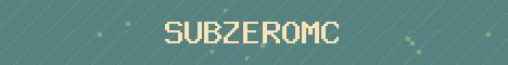 SubZeroMC Minecraft server banner
