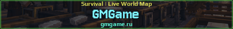 GMGame Minecraft server banner