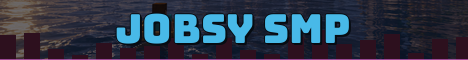 Jobsy SMP Minecraft server banner