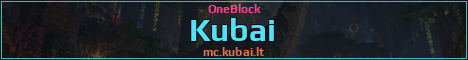 Kubai Minecraft server banner