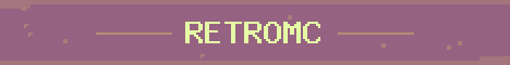 RetroMC Minecraft server banner