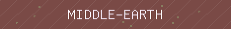 Minecraft Middle Earth Minecraft server banner