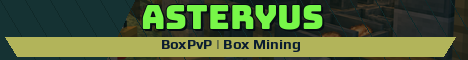 Asteryus Minecraft server banner