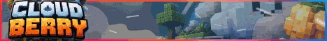 CloudBerry Minecraft server banner