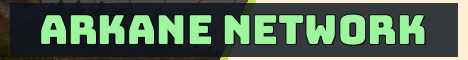 Arkane Network Minecraft server banner