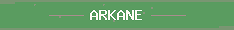 Arkane Network Minecraft server banner