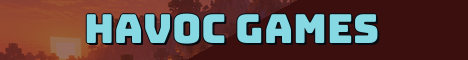 Havoc Games Minecraft server banner
