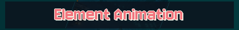 Element Animation Minecraft server banner