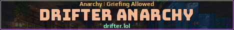 Drifter Anarchy Minecraft server banner