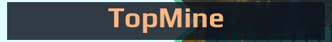 TopMine Minecraft server banner