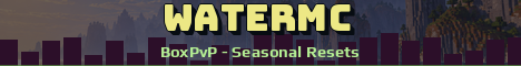 WaterMC Minecraft server banner