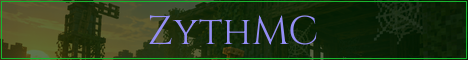 ZythMC Minecraft server banner