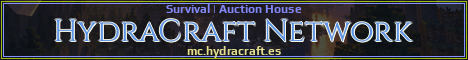 HydraCraft Network Minecraft server banner