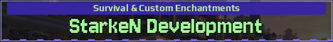 StarkeN Development Minecraft server banner