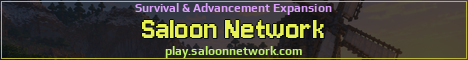 Saloon Network Minecraft server banner