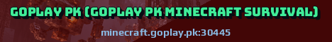 GoPlay PK (GoPlay PK Minecraft Survival) Minecraft server banner