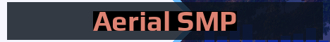Aerial SMP Minecraft server banner