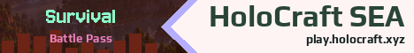 HoloCraft SEA Minecraft server banner