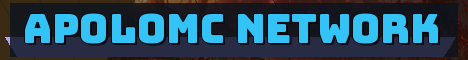 ApoloMC Network Minecraft server banner