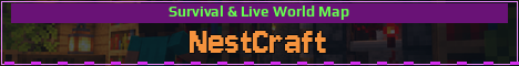 NestCraft Minecraft server banner