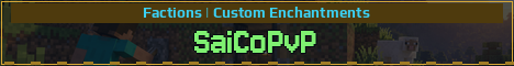 SaiCoPvP Minecraft server banner