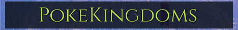 PokeKingdoms Minecraft server banner
