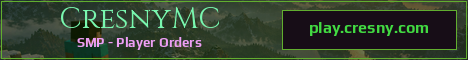 CresnyMC Minecraft server banner
