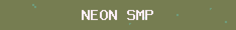 Neon SMP Minecraft server banner