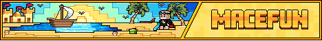 MaceFun Minecraft server banner