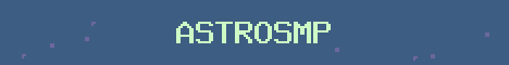 AstroSMP Minecraft server banner