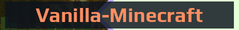 Vanilla-Minecraft Minecraft server banner