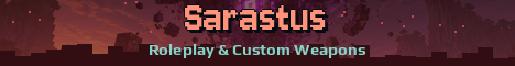 Sarastus Minecraft server banner